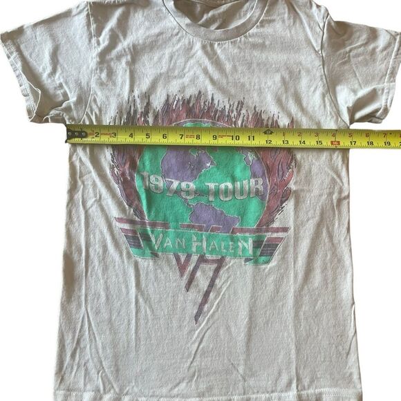 Van Halen 1979 World Tour Merchandise Mens Tee Shirt - Picture 7 of 8